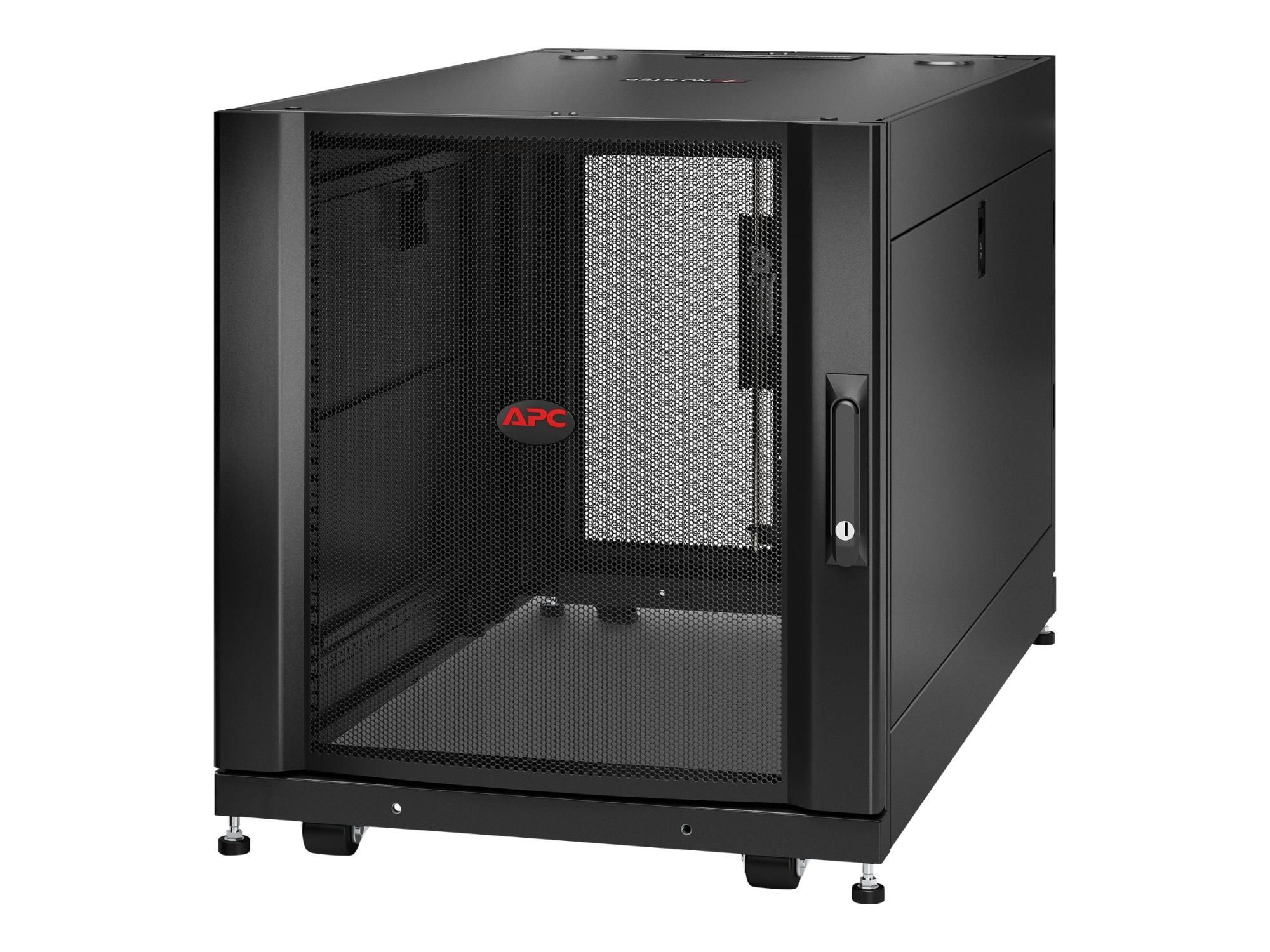 APC NetShelter SX - Schrank Netzwerkschrank - Schwarz - 12U - 48.3 cm (19")