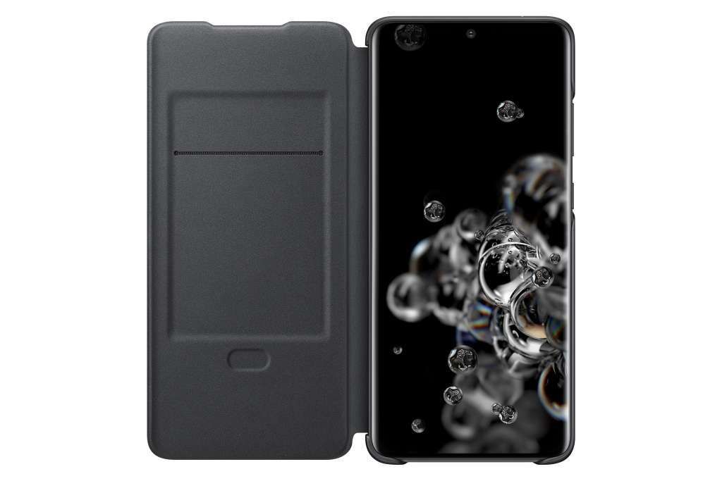 Samsung LED-View-Cover "EF-NG988" für Galaxy S20 Ultra, Schwarz Open-Box
