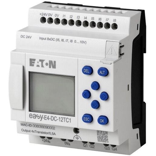 Eaton 24V STEUERRELAIS TRANSIS.DISP / EATON EASY-E4-DC-12TC1 197213