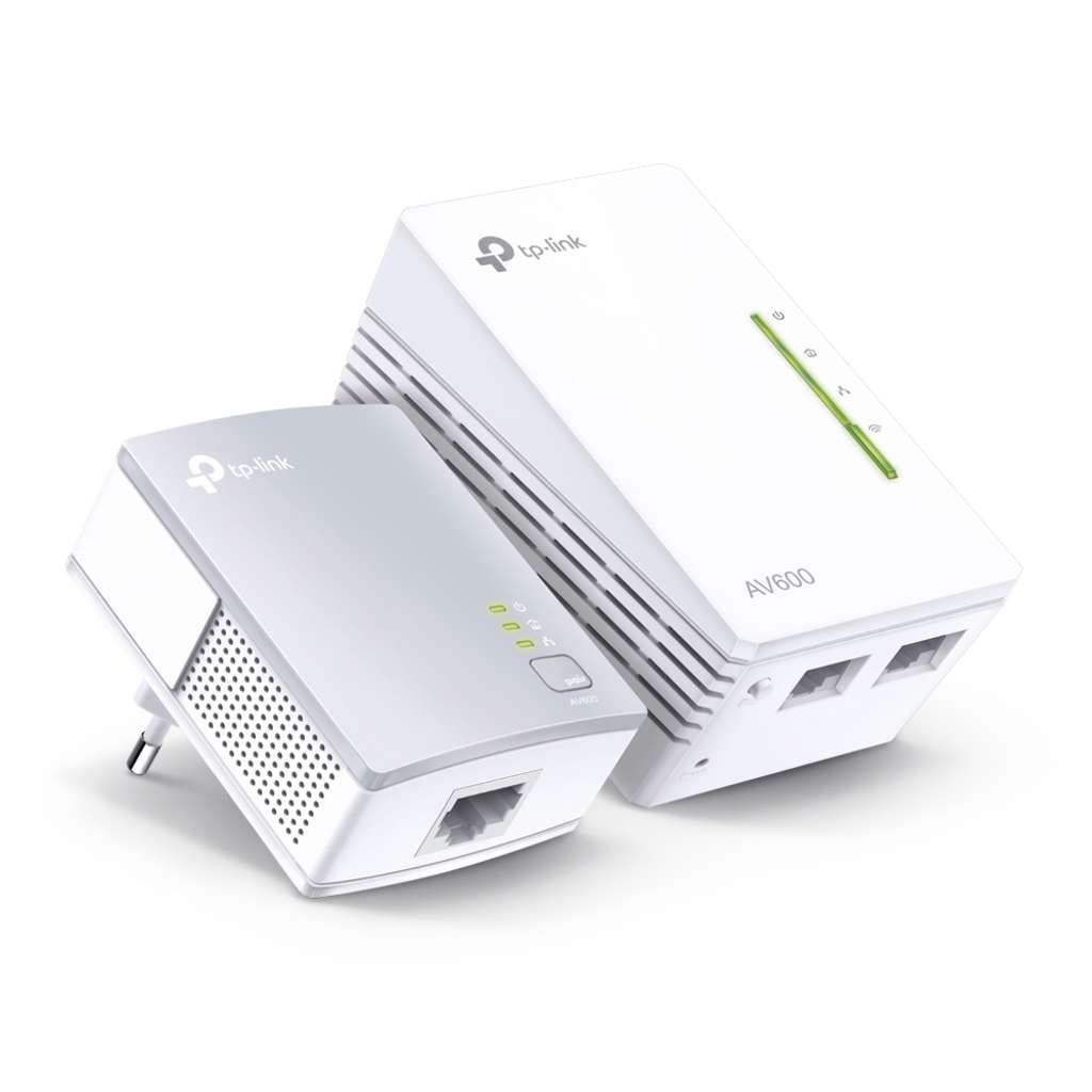 TP-LINK TL-WPA4220KIT AV500 2-Port Wifi Powerline Adapter Starter Kit - Powerline Adapterkit HomePlu