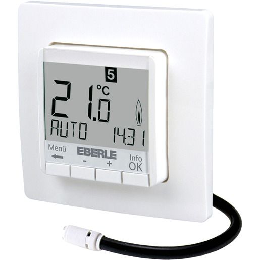 Eberle UP-UHRENTHERMOSTAT, RT-REGLER / EBERLE FIT 3R WEISS 527810455100