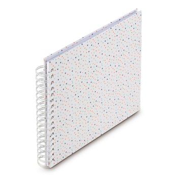 Hama Spiral-Album "Confetti", 28x24 cm, 50 weiße Seiten