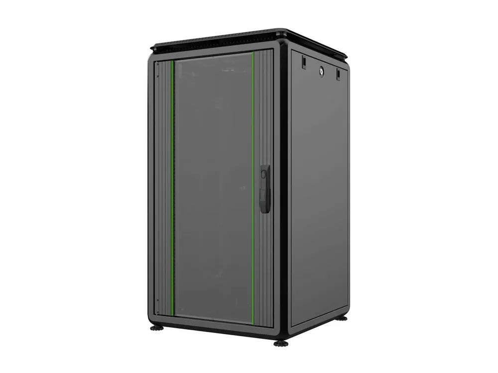 Lanview by Logon Data Line - Schrank Netzwerkschrank - 600 x 600 mm, data line - freistehend - Schwarz - 20U - 48.3 cm (19")