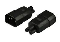 ALLNET ADAP-C14-IEC320-C5 - C14 - IEC 320-C5 - Schwarz