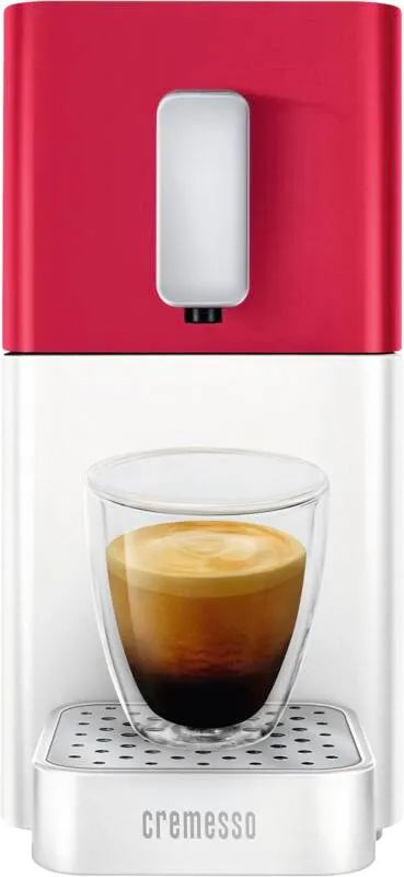 Cremesso Kaffeekapselautomat Easy Heart Red / Shell White