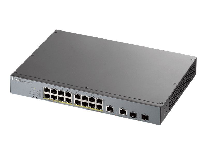ZyXEL GS1350-18HP - Switch - Smart - 16 x 10/100/1000 (PoE+)