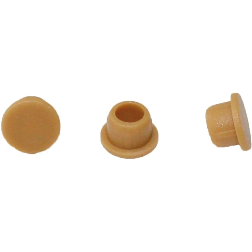 LAMELLO Clamex Abdeckkappen, Kunststoff RAL 1011 braunbeige, Buche, VPE 100