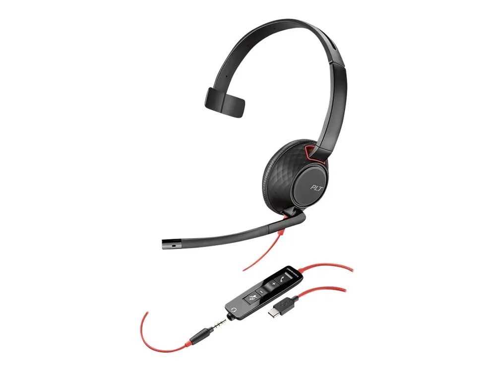 Poly Blackwire 5210 - 5200 Series - Headset - On-Ear