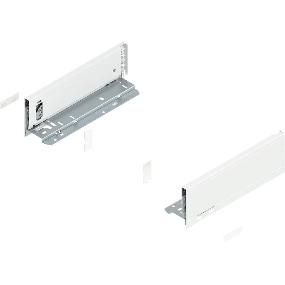 BLUM LEGRABOX pure Zarge Höhe M, NL 270, Seidenweiß-matt