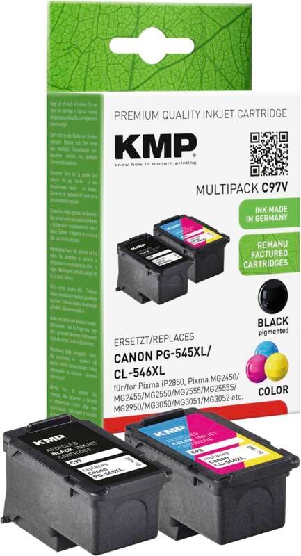 KMP Tintenpatrone C97V OEM Canon PG-545XL/CL-546XL