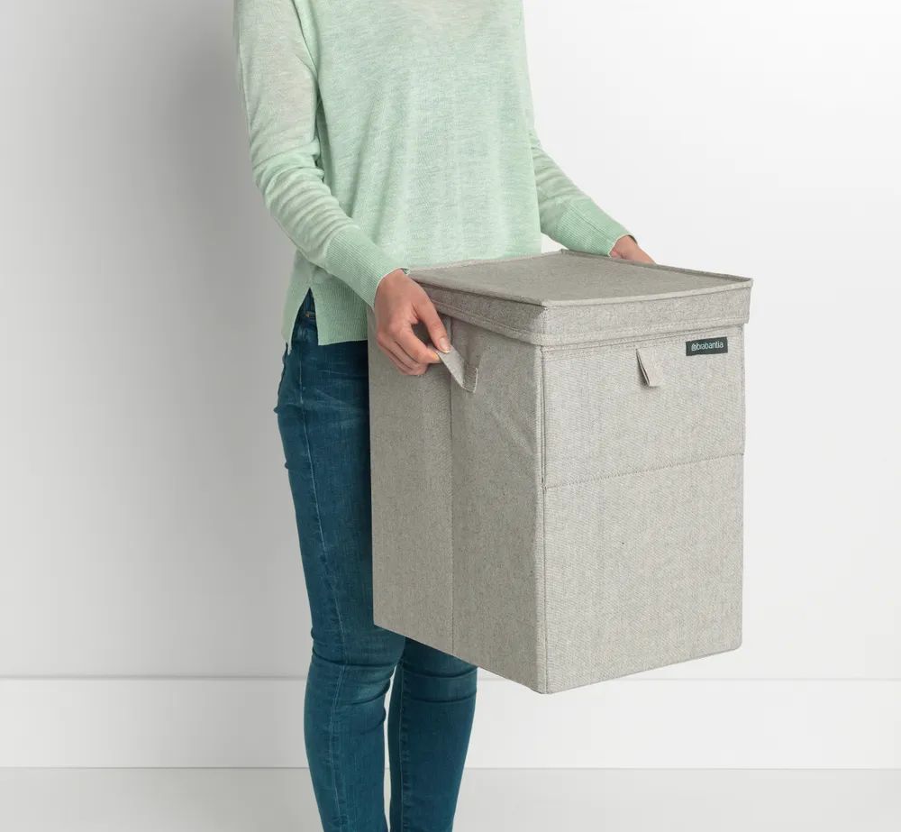 Brabantia Stapelbare Wäschebox, 35L - Grey