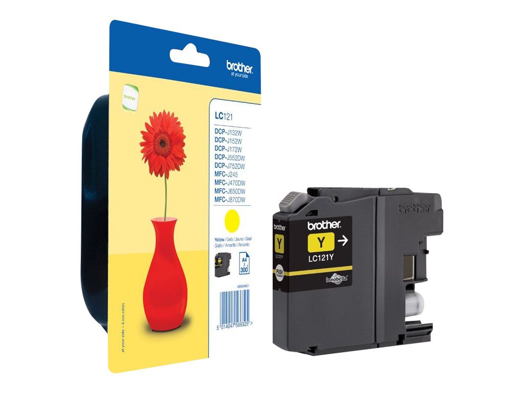 Brother LC121Y - Gelb - original - Tintenpatrone
