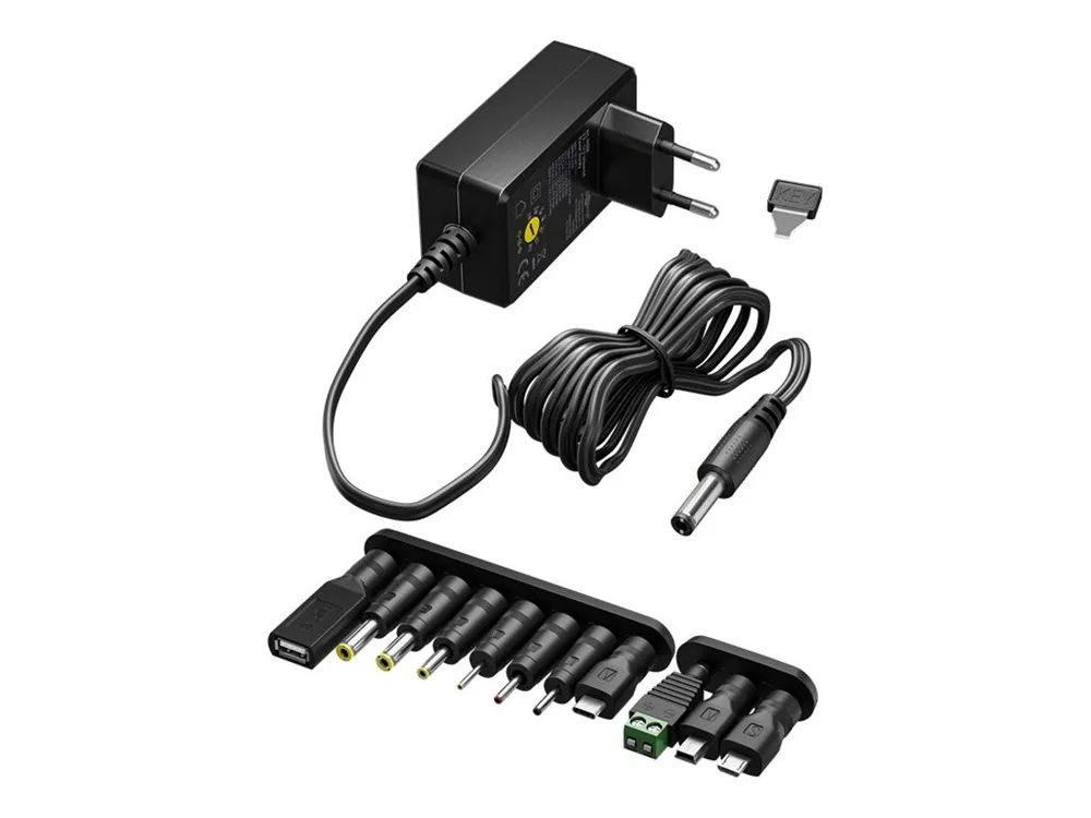 Goobay Netzteil - universell - 7.2 Watt - 0.6 A (Gleichstromstecker 5,5 x 2,1 mm)