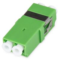 DIGITUS Lichtwellenleiter-Kupplung, LC/APC, Duplex, ohne Flansch LWL-Kupplung, duplex, LC APC, SM, ohne Flansch Keramikhülse, Kunststoffgehäuse - Duplex
