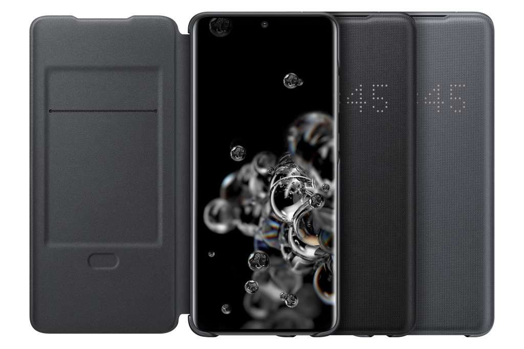 Samsung LED-View-Cover "EF-NG988" für Galaxy S20 Ultra, Schwarz Open-Box