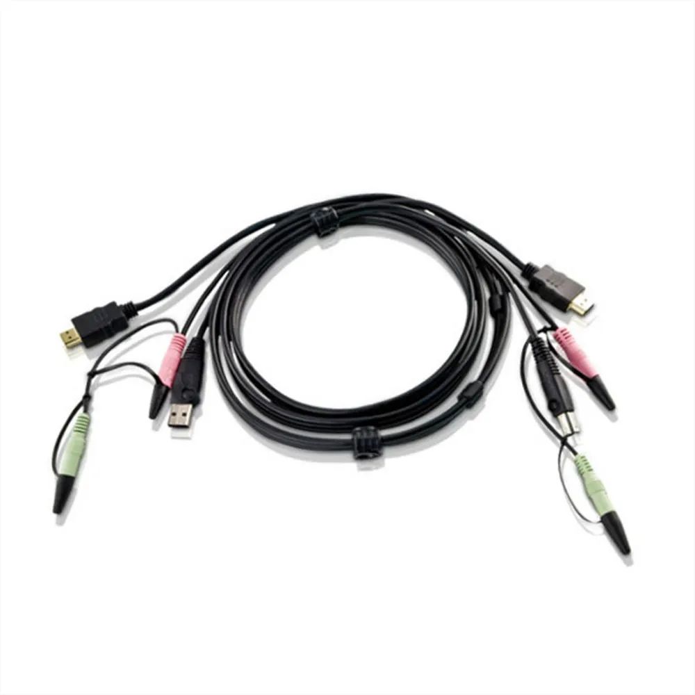 ATEN 2L-7D02UH - Video- / USB- / Audio-Kabel - USB, mini-phone stereo 3.5 mm, HDMI (M)