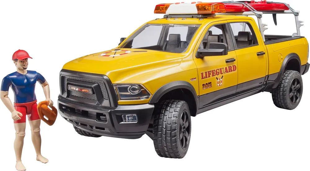Bruder 02506 - Rettungsschwimmer-Fahrzeug + Figur - Lifeguard emergency - 4 Jahr(e) - ABS Synthetik - Mehrfarbig