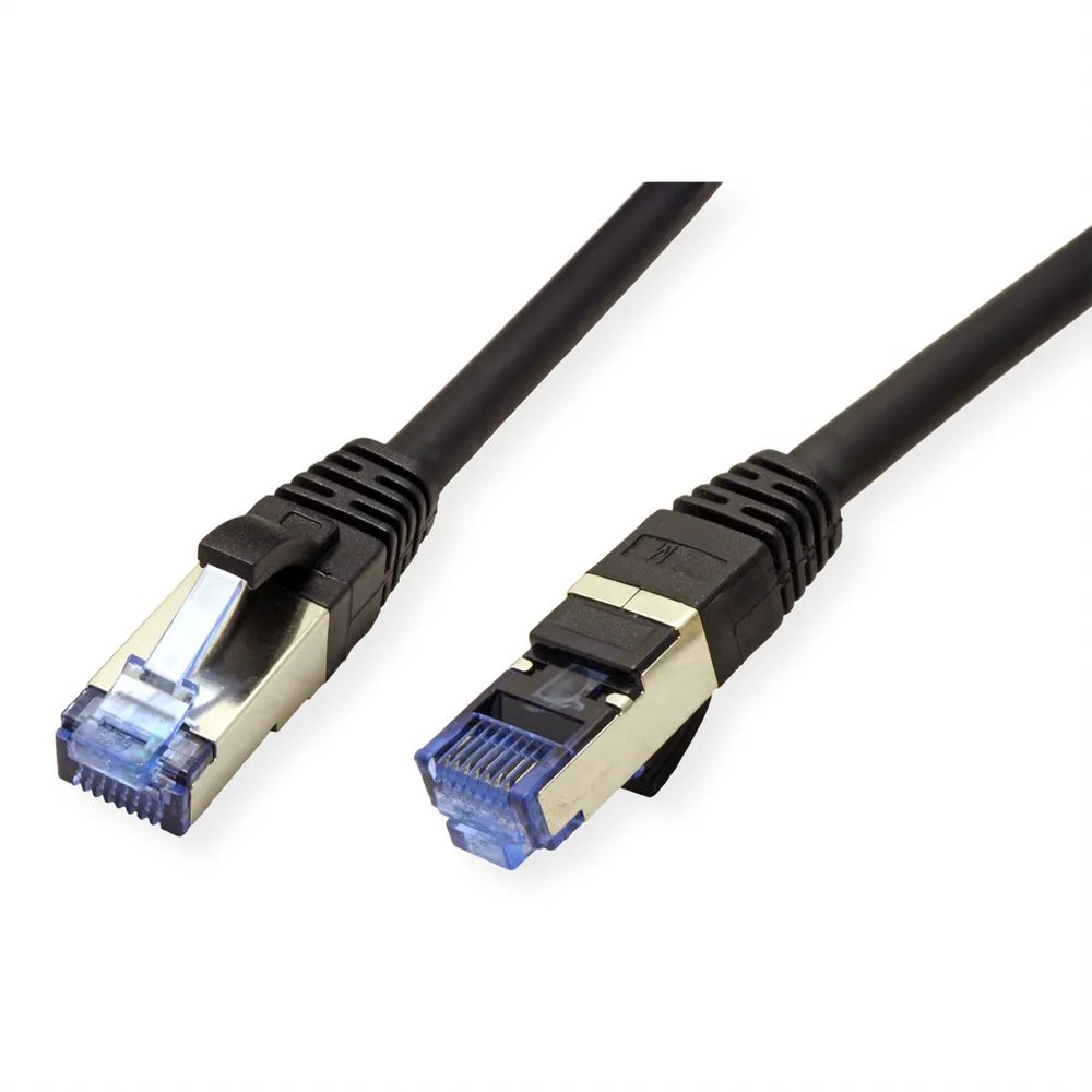 VALUE Patchkabel Cat.6A (Class EA) S/FTP (PiMF), LSOH, schwarz, 10 m
