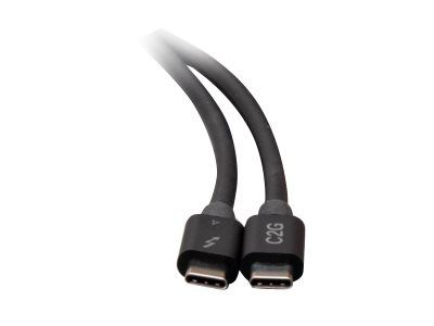 C2G 2.5ft Thunderbolt 4 USB C Cable - USB C to USB C - 40Gbps - M/M - Thunderbolt-Kabel - 24 pin USB-C (M)