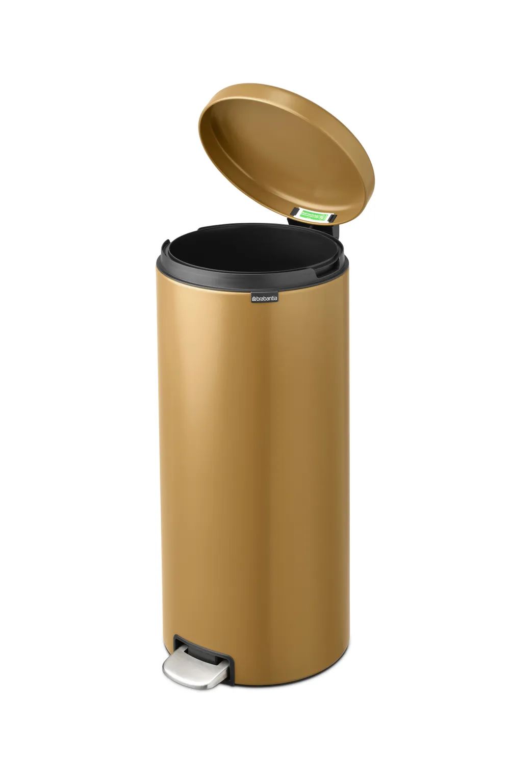 Brabantia NewIcon Treteimer, 30 L - Warm Gold
