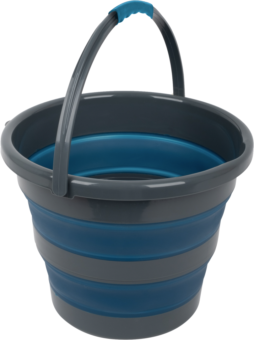 Brunner Faltbarer Eimer Drum 15 blau-grau