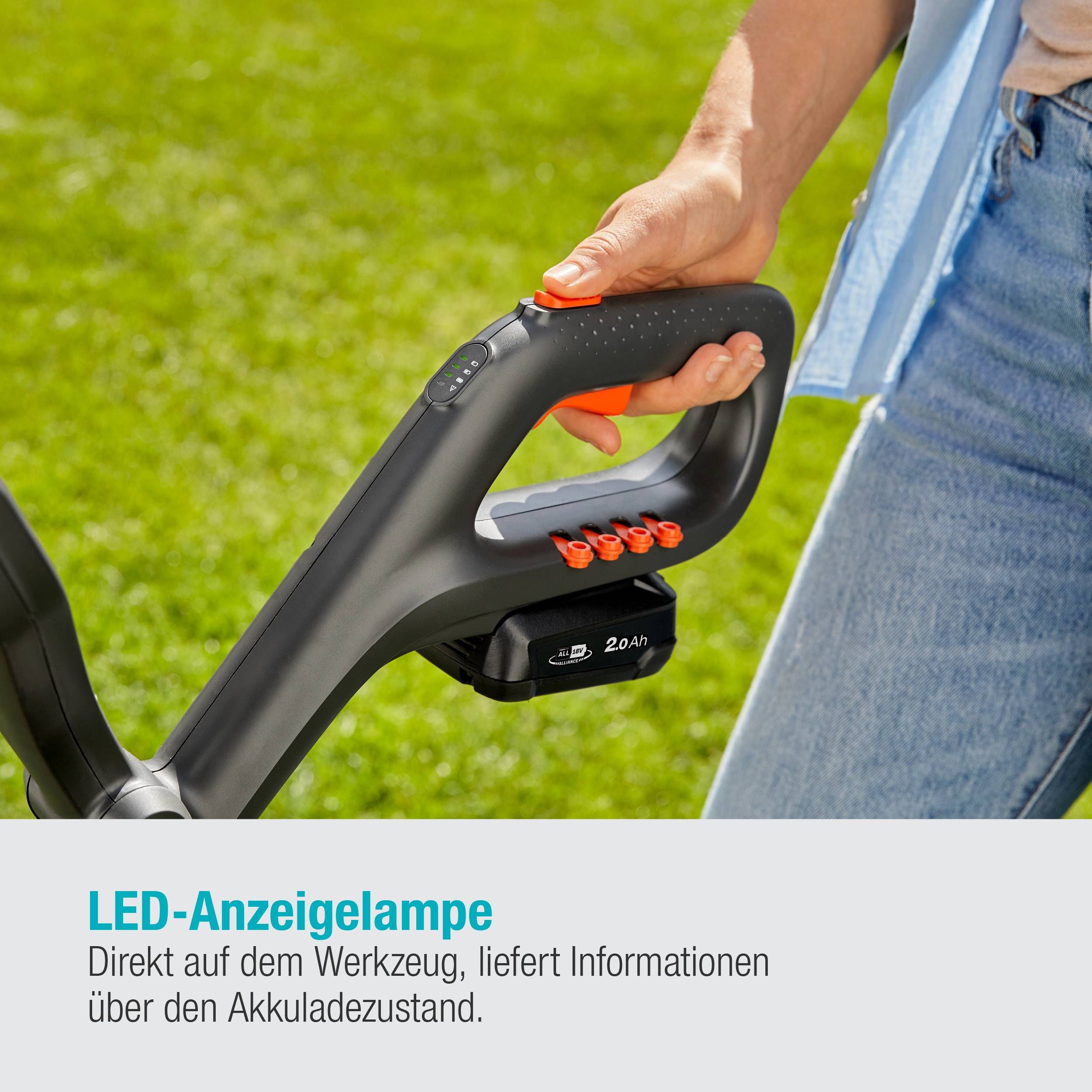 Gardena Akku-Trimmer EasyCut 23/18V P4A Ready-To-Use Set