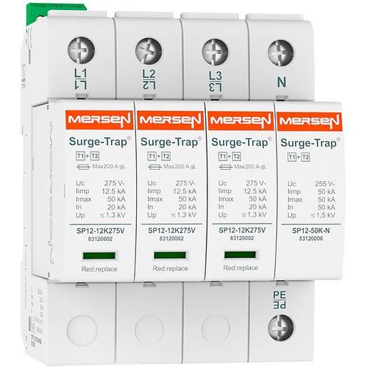 Mersen Ü-ABLEITER T1+2 275V 4P TT+FM / MERSEN STPT12-12K275V-4PGM 83120139