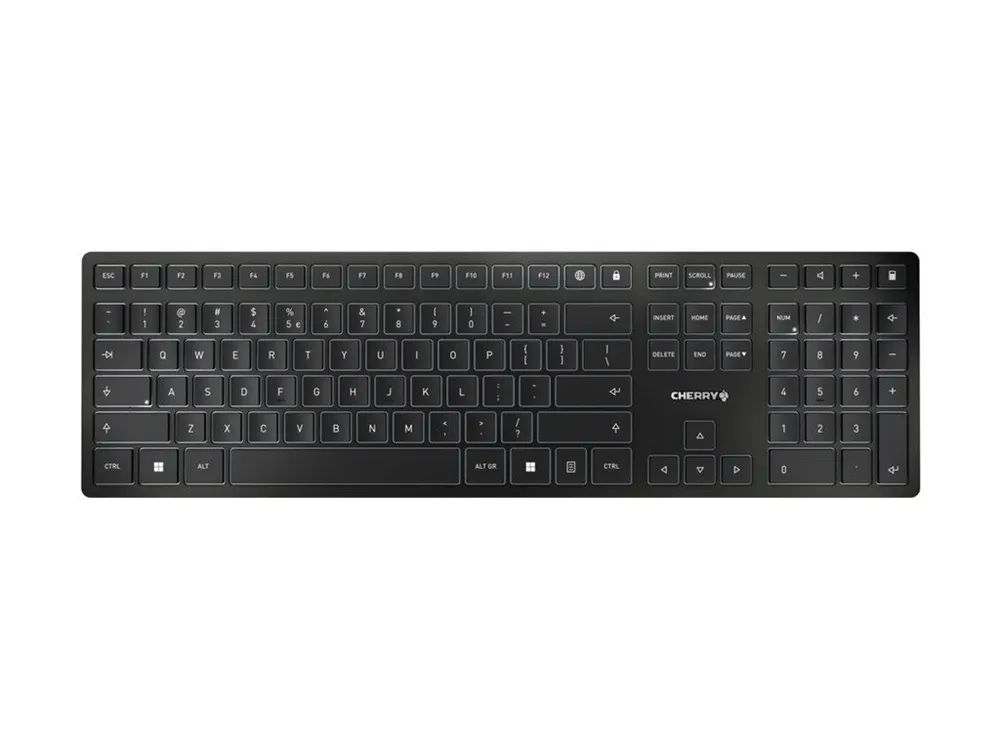 Cherry KW 9100 SLIM - Tastatur - kabellos - 2.4 GHz, Bluetooth 4.0 Open-Box