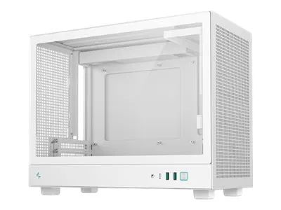 Deepcool CH160 PLUS WH - Micro-ATX - micro ATX - Seitenteil mit Fenster (gehärtetes Glas)