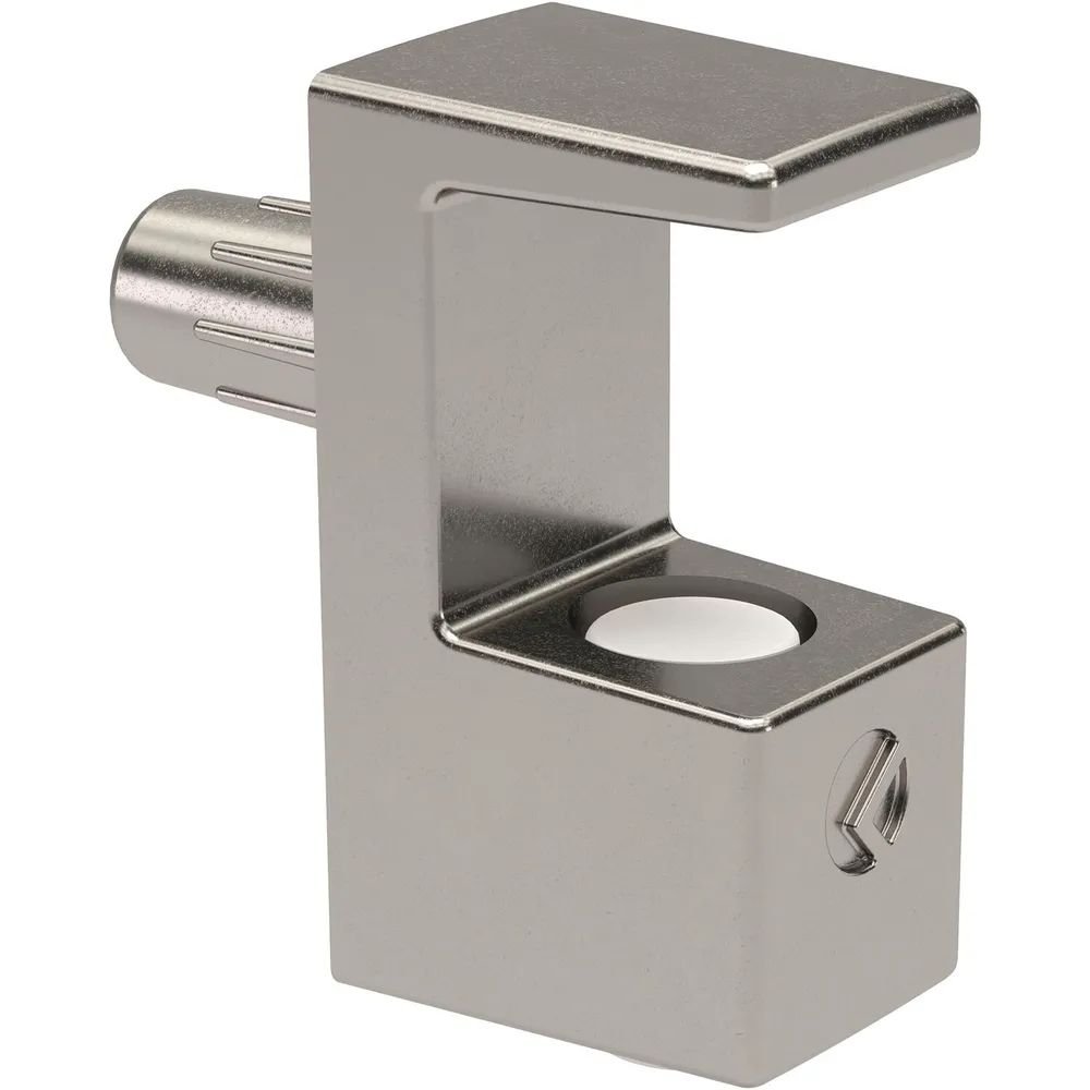 ITALIANA FERRAMENTA Glasbodenträger GRACE zum Stecken Glas 6-8 mm, vernickelt