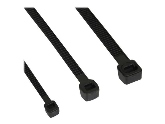 InLine Kabelbinder - Länge 100mm - Breite 2,5mm - schwarz - 100 Stück