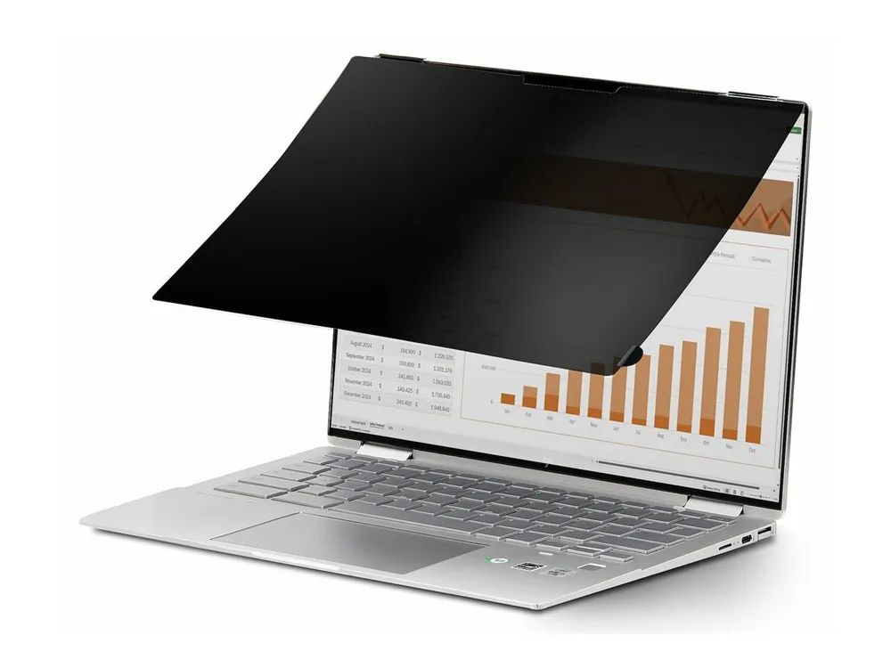 StarTech.com 14-inch 16:9 Touch Privacy Screen, Anti-Glare Privacy Filter, Laptop Monitor Screen Protector with +/- 30 Deg. View Angle, Flip-Over - 51% Blue Light Reduction (14LT-PRIVACY-SCREEN)
