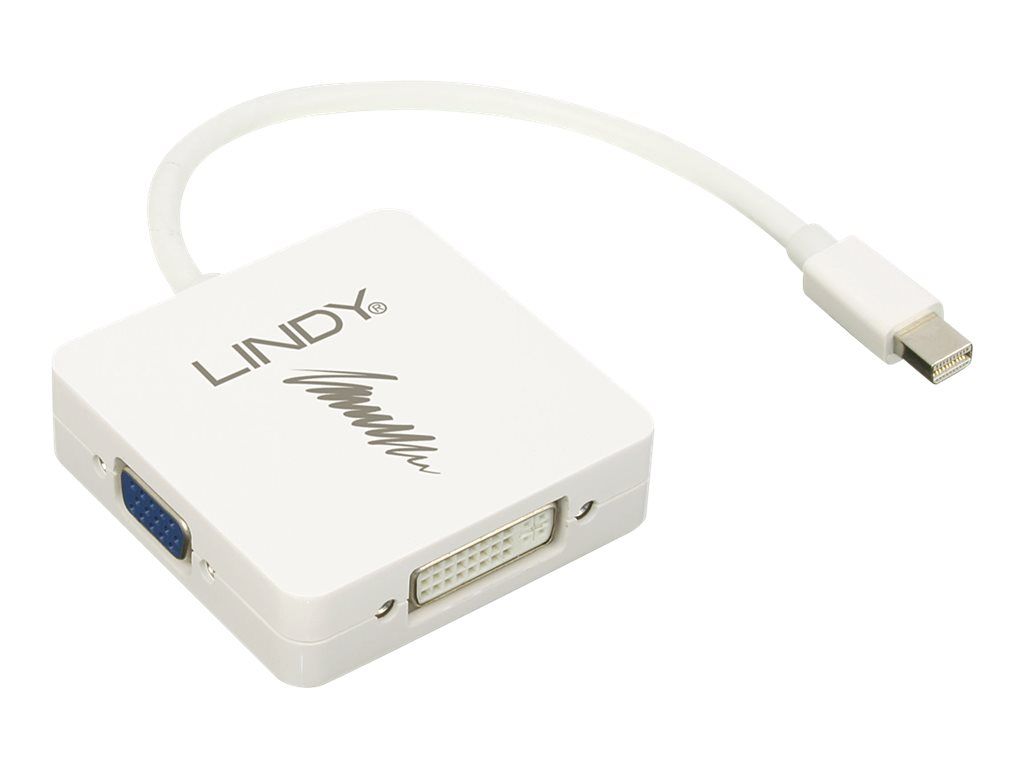 Lindy Mini-DP 1.2 an HDMI 4K30/DVI/VGA Adapter