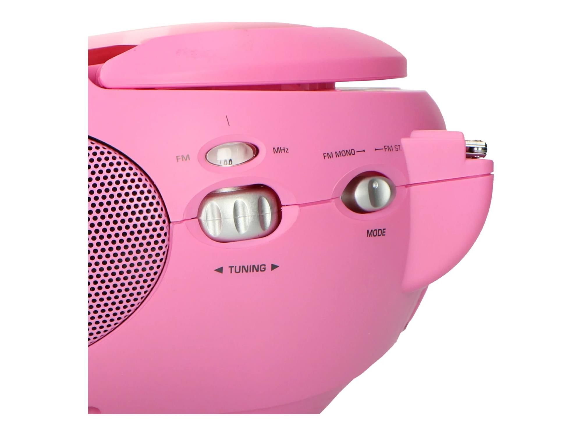 Lenco SCD-24 - Ghettoblaster - pink