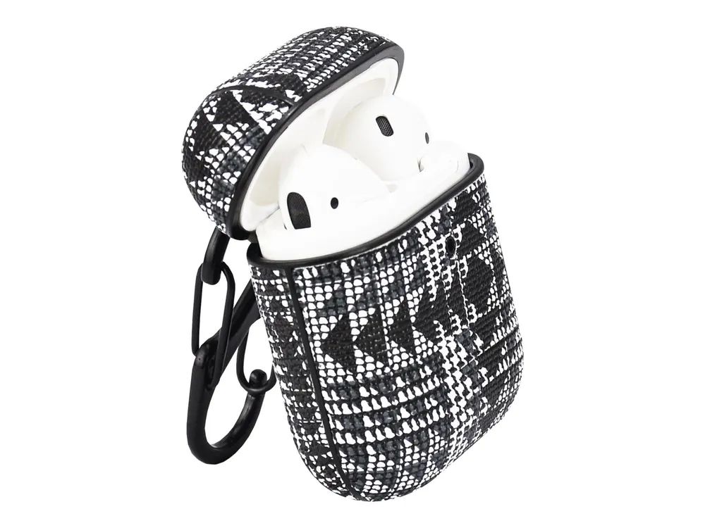 TerraTec Air Box - Tasche für Kopfhöhrer - Polycarbonat - Tartan Gray - für Apple AirPods (1. Generation, 2. Generation)