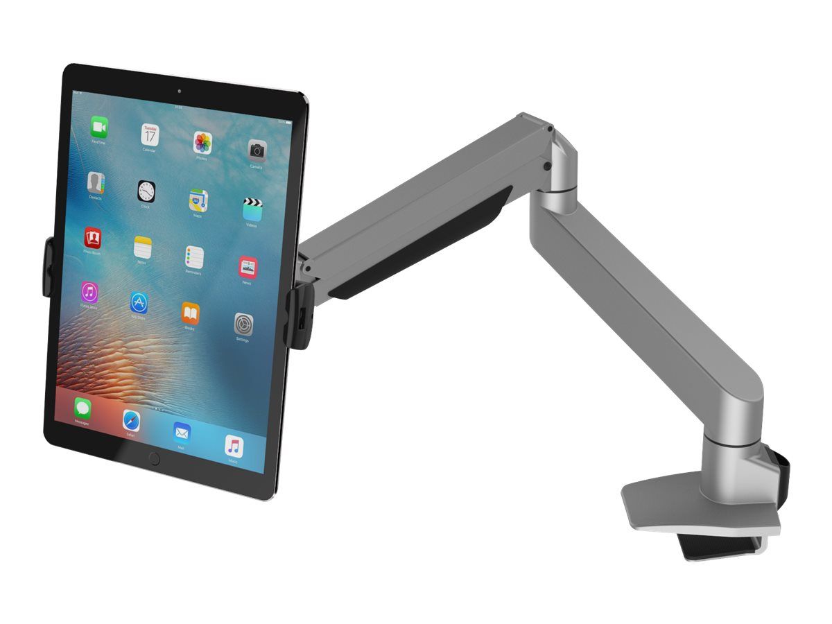 Compulocks Universal Tablet Cling Articulating Arm Mount - Befestigungskit - einstellbarer Arm - für Tablett - Schwarz, Silber - Bildschirmgröße: bis zu 33 cm (bis zu 13 Zoll)