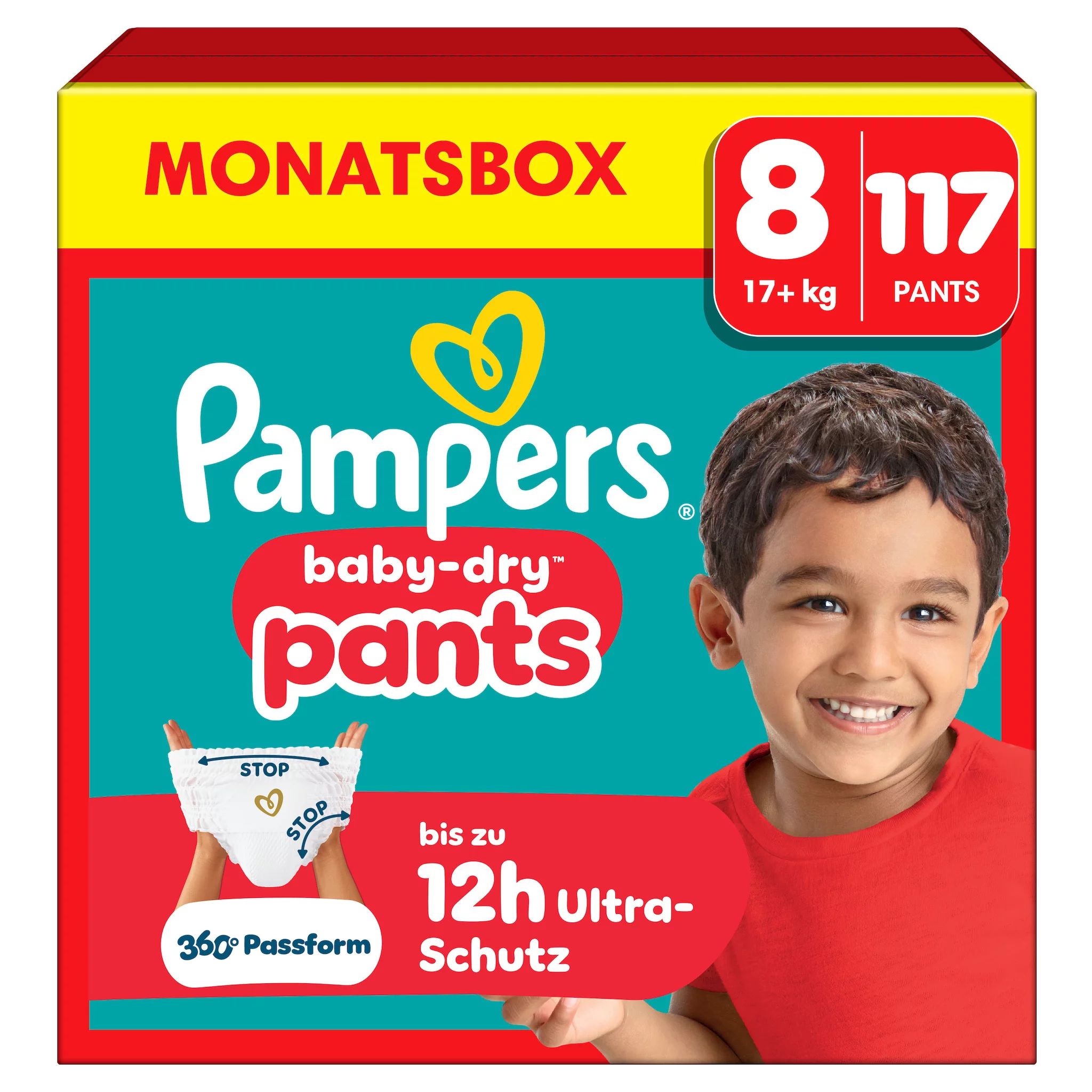 Pampers Baby Dry Pants Gr.8 Extra Large 17+kg 