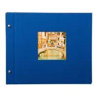 Goldbuch Bella Vista - Blau - 40 Blätter - Hardcover-Bindung - Polyurethan - Papier - Schwarz - 300 mm