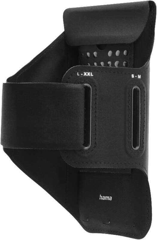 Hama Sportarmband, Handytasche zum Joggen, 5,5" – 6,4", wasserabweisend, Schwarz