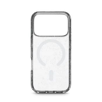 White Diamonds Cover "Mag Glitter" für Apple iPhone 17 Pro, Transparent