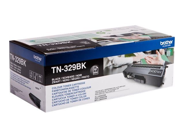 Brother TN329BK - Schwarz - original - Tonerpatrone