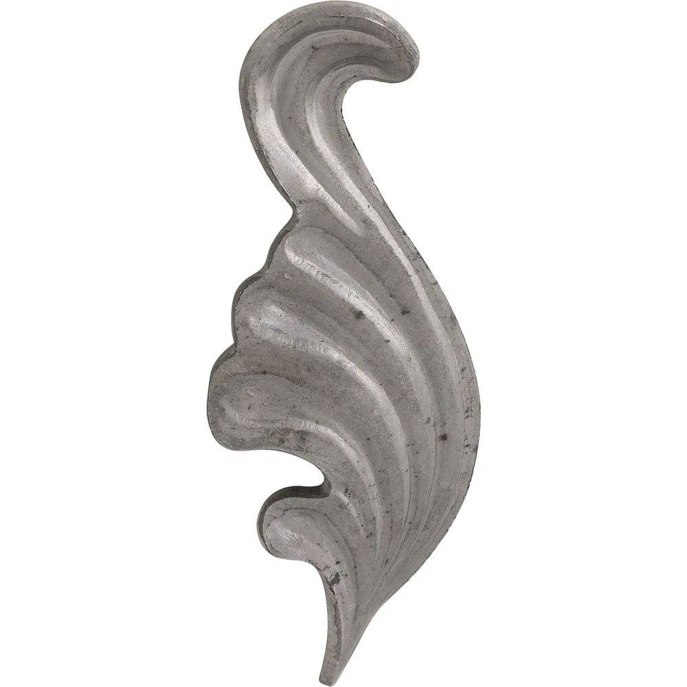 ARTEFERRO Blatt, links, 40 x 110 x 3 mm, Schmiedeeisen