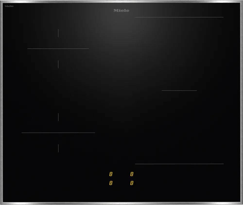 Miele Induktionskochfeld KM 8460 FR Edelstahlrahmen