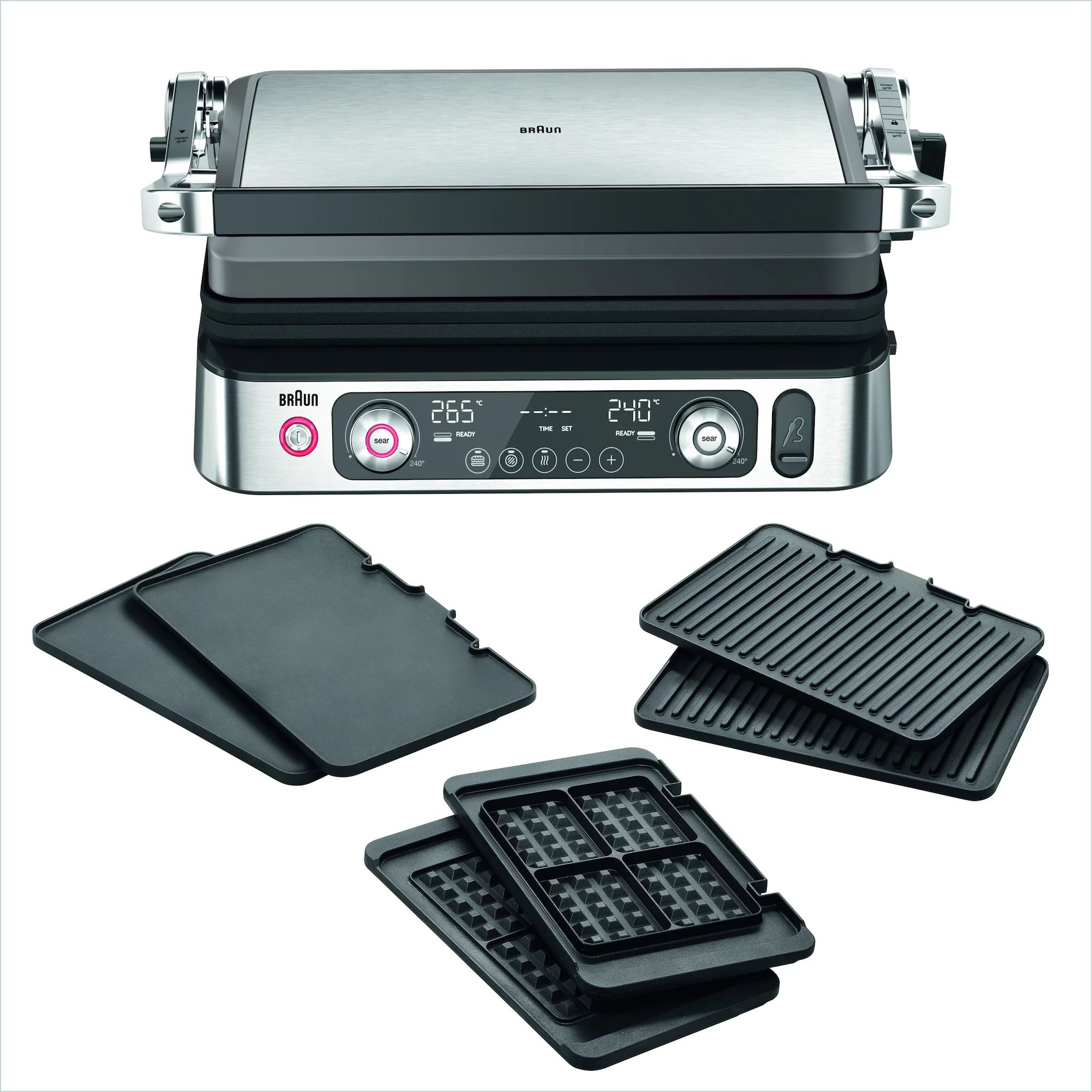 Braun Multigrill 9 Pro CG 9167 Kontaktgrill silber