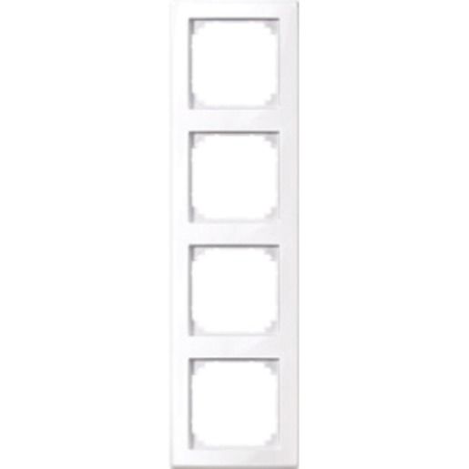 Merten M-SMART-RAHMEN, 4FACH / MERTEN 478425 WS GLÄNZ. 478425