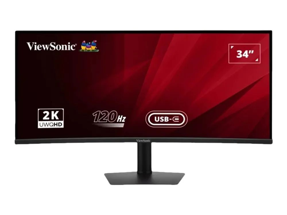 ViewSonic LED monitor VA3420C 34 3440x1440 21:9 300 nits resp 1ms incl 2x 25W speakers USB-C 96W laden DP HDMI 120Hz