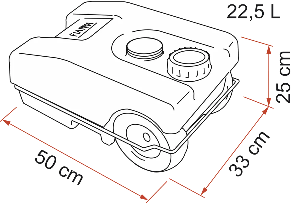 Fiamma Roll-Tank 23 W