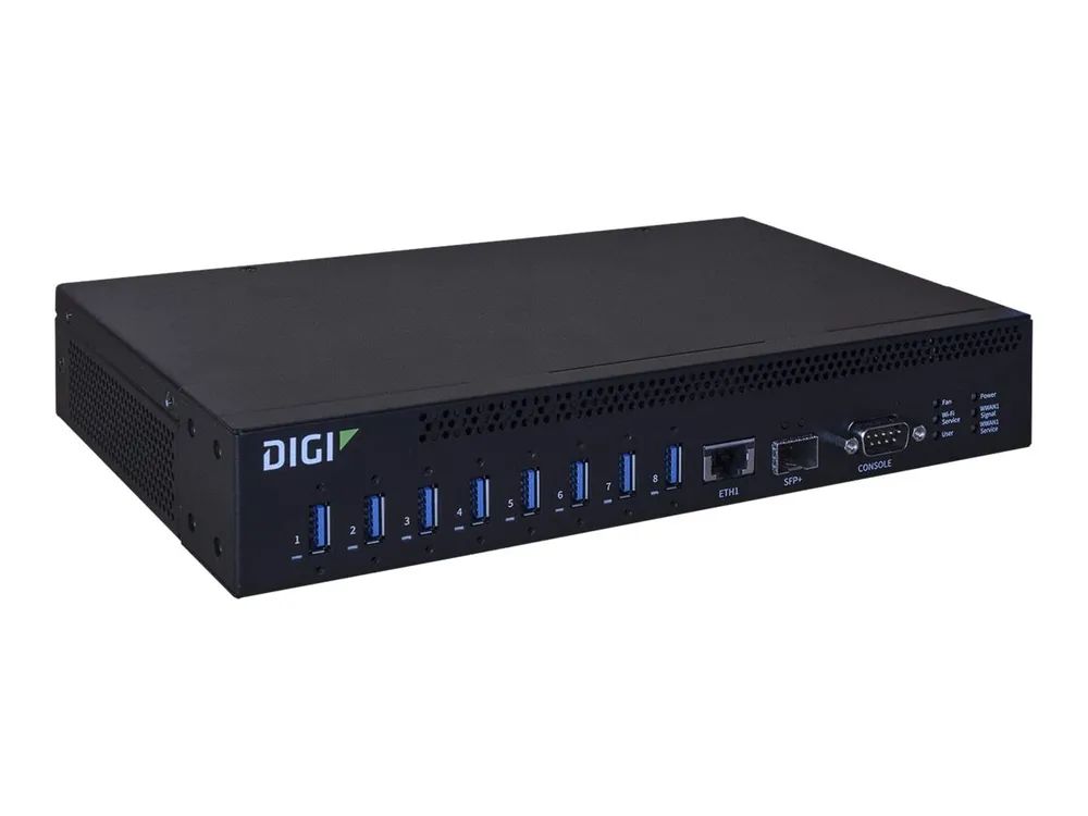 Digi International Digi AnywhereUSB 8 Plus - Hub - managed - 8 x