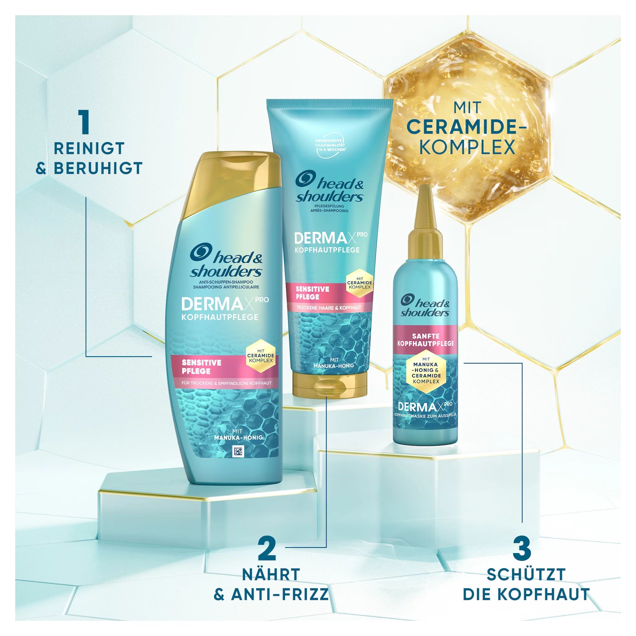 Head & Shoulders Derma x Pro Kopfhautmaske Sanfte Kopfhautpflege
