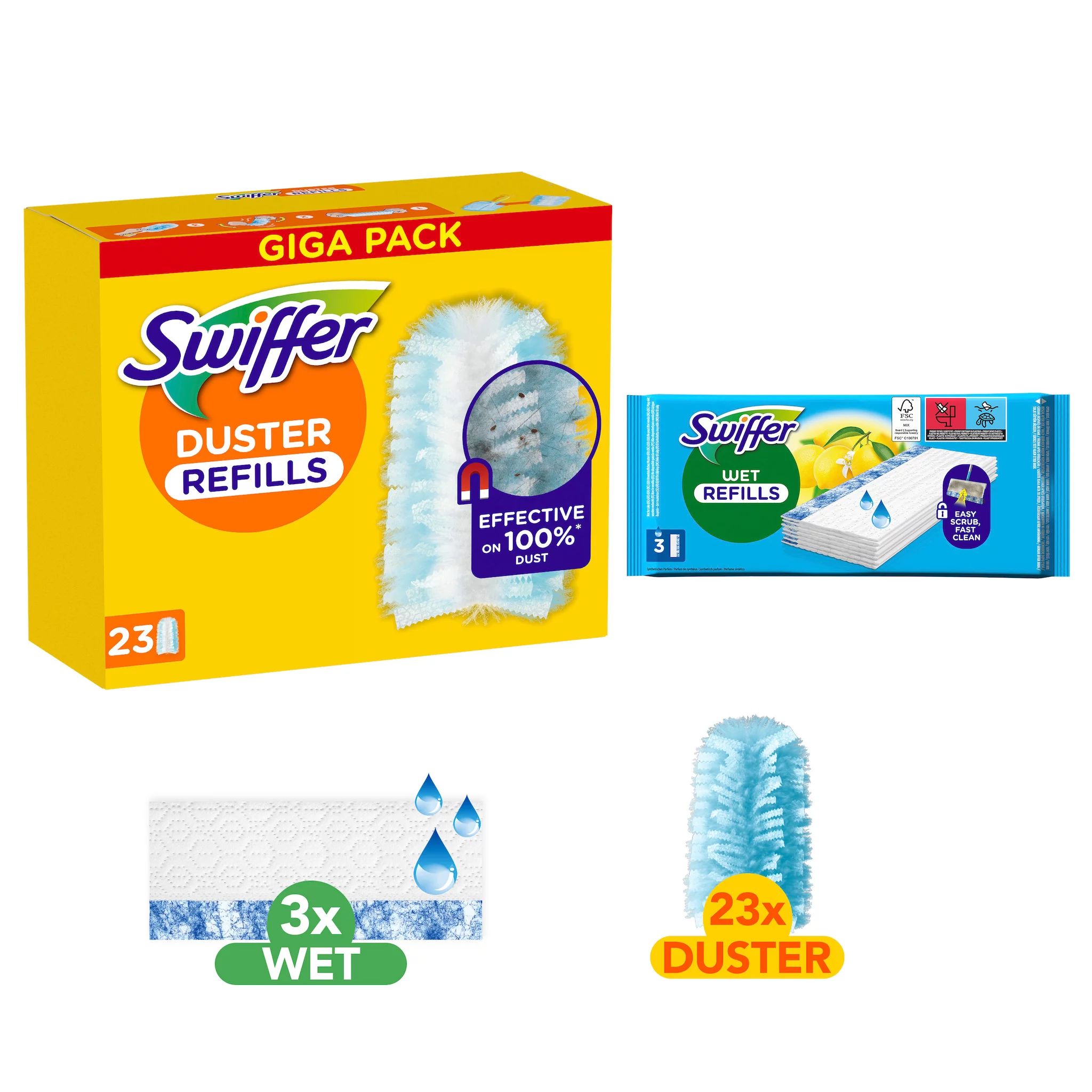 Swiffer Nachfüller Set Komfort Pack